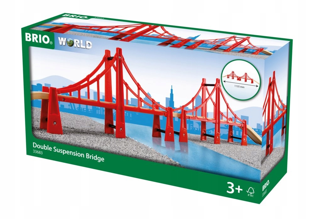 BRIO Toys for Children SET Dvojitý most